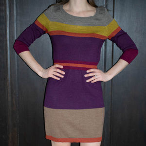 Loft striped sweater dress